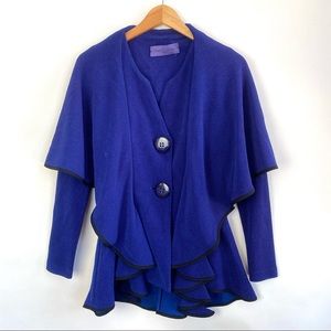 Haute Couture Paris Deep Blue/Purple Cardigan